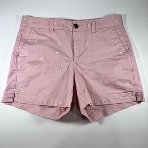 Old Navy Shorts Pink with White Daisies Women's Size 32 Waist Coquette‎ Barbie